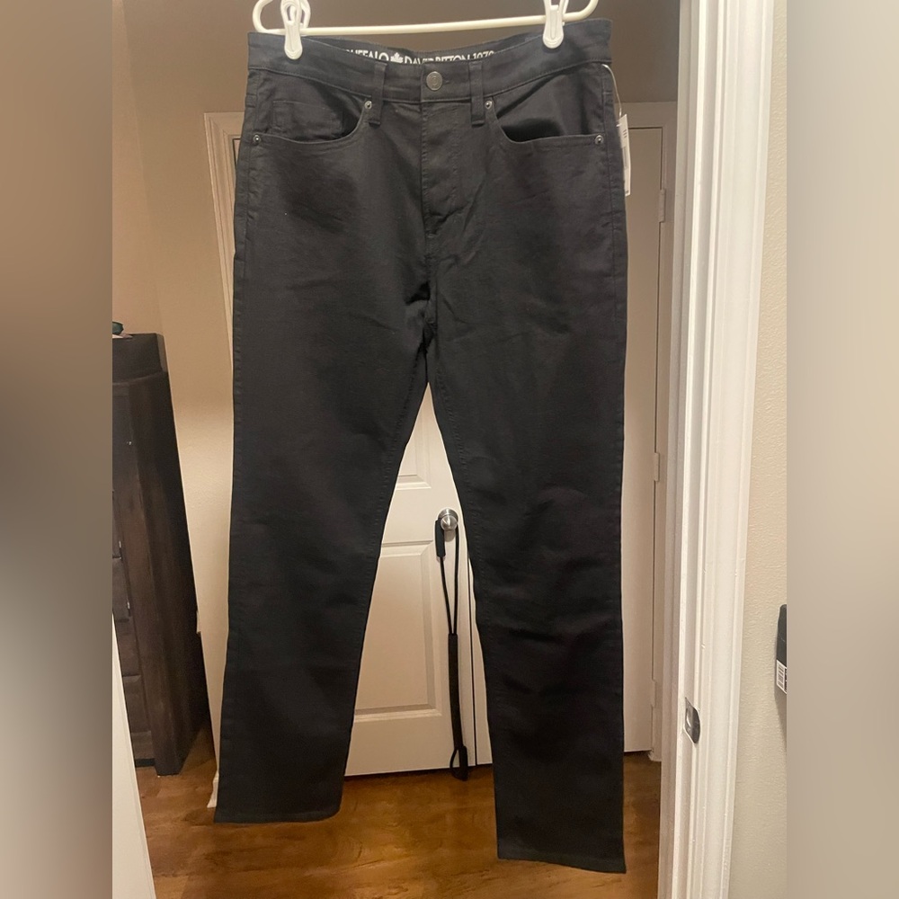 Buffalo David Bitton 34/32 Stylish Black Straight Jeans